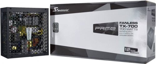 Блок питания Seasonic 700W PRIME Fanless TX-700 80+ titanium SSR-700TL фото 3