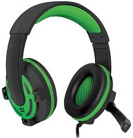 Гарнитура Defender GAMING WARHEAD G-300 GREEN 64128