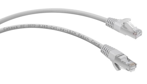 Патчкорд FTP Cabeus PC-SSTP-RJ45-Cat.6a-1m-LSZH