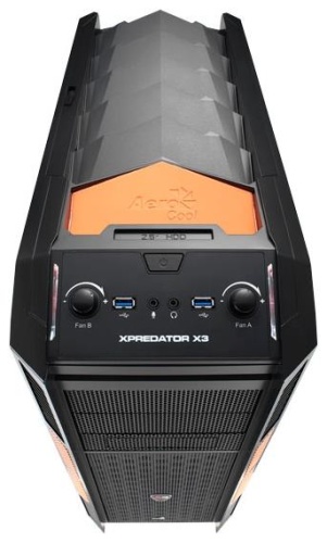 Корпус Fulltower Aerocool XPredator X3 Evil Black Edition фото 2