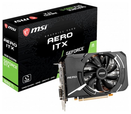 Видеокарта PCI-E MSI 6144Mb GTX 1660 Ti AERO ITX 6G GTX 1660 TI AERO ITX 6G фото 5