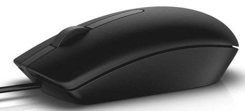 Беспроводная мышь Dell MS116 Optical Black Mouse (Kit) 570-AAIR фото 2