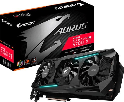 Видеокарта PCI-E GIGABYTE 8192МБ RX 5700 XT GV-R57XTAORUS-8GD фото 8