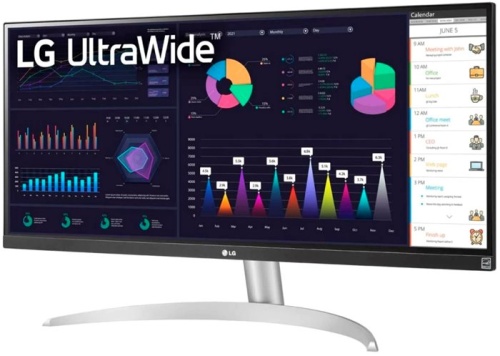 Монитор LG UltraWide 29WQ600-W серебристый 29WQ600-W.ARUZ фото 2