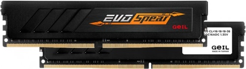 Модуль памяти DDR4 Geil 32Gb (2x16Gb KIT) EVO Spear (GSB432GB3200C16BDC) Модуль памяти DDR4 Geil 32Gb (2x16Gb KIT) EVO Spear (GSB432GB3200C16BDC)