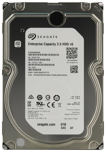 Жесткий диск SAS HDD Seagate 6000Gb (6Tb) Enterprise Capacity ST6000NM0095