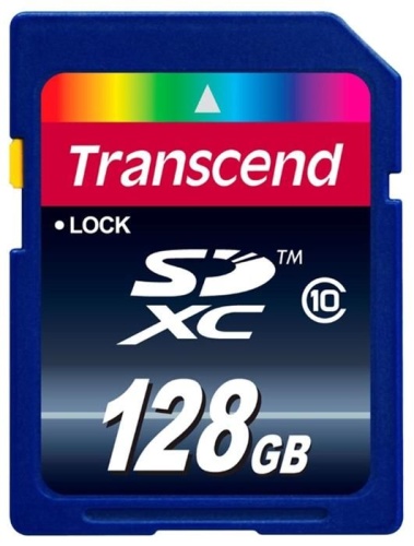 Карта памяти SDXC Transcend 128ГБ TS128GSDXC10 Карта памяти SDXC Transcend 128ГБ TS128GSDXC10