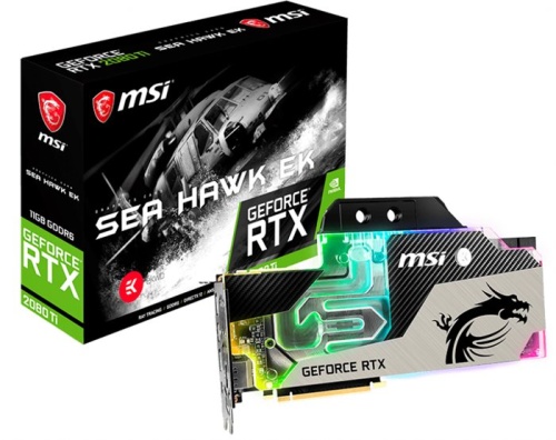 Видеокарта PCI-E MSI 11264Mb RTX 2080 Ti SEA HAWK EK X RTX 2080 TI SEA HAWK EK X фото 5