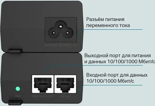 PoE инжектор TP-Link TL-POE160S фото 3