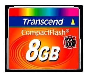   CF Transcend 8 Ultra Speed CompactFlash TS8GCF133