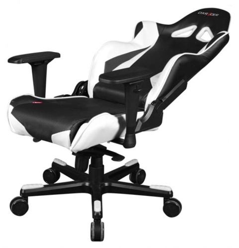Игровое кресло DXRacer OH/RJ001/NW Racing чёрно-белое фото 3 Игровое кресло DXRacer OH/RJ001/NW Racing чёрно-белое фото 3