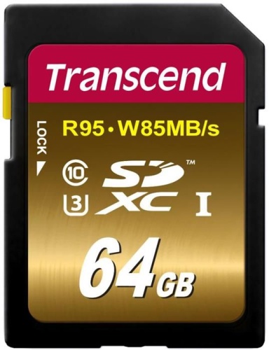 Карта памяти SDXC Transcend 64ГБ Ultimate TS64GSDU3X Карта памяти SDXC Transcend 64ГБ Ultimate TS64GSDU3X