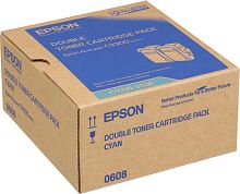 Оригинальный лазерный картридж Epson S050608 Cyan C13S050608