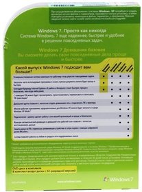.  Microsoft Win Home Basic 7 Russian DVD F2C-00545
