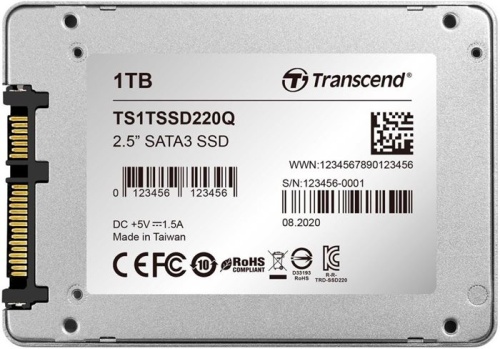 Накопитель SSD SATA 2.5 Transcend 1000Gb TS1TSSD220Q фото 5