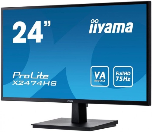 Монитор Iiyama X2474HS-B2 черный фото 3