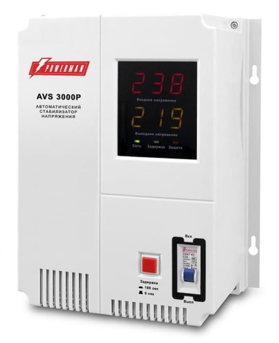 Стабилизатор напряжения Powerman 3000VA AVS-P Voltage Regulator AVS-3000P