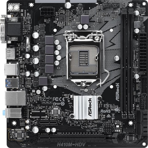 Мат. плата Socket1200 ASRock H410M-HDV