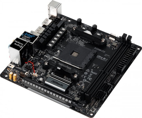 Мат. плата SocketAM4 ASRock A320M-ITX фото 2