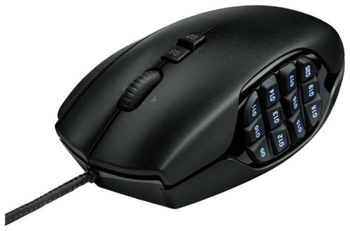 Мышь Logitech G600 Laser Gaming Mouse 8200dpi USB Black (G-package) NEW (910-003623) фото 5