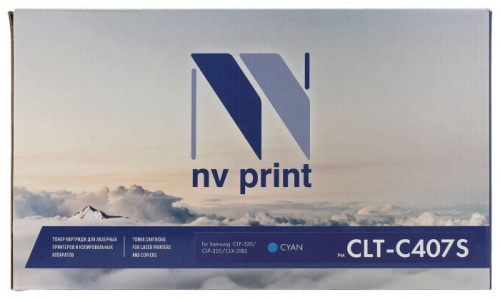 Картридж совместимый лазерный NV Print CLT-C407S Cyan NV-CLTC407S