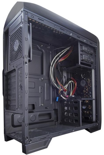 Корпус Miditower EXEGATE EVO-8201 Black-Blue light EX270557RUS фото 5