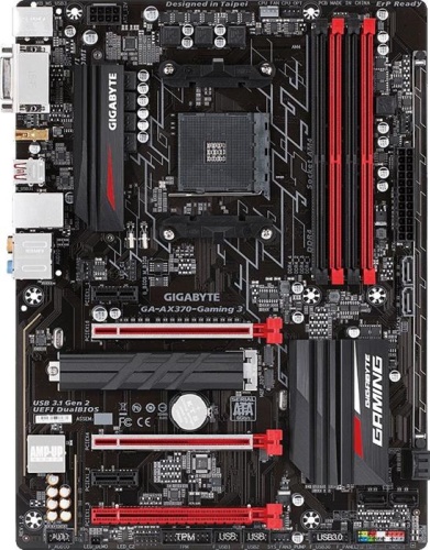 Мат. плата SocketAM4 GIGABYTE GA-AX370-Gaming 3 фото 4