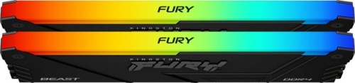 Модуль памяти DDR4 Kingston 2x32GB KF432C16BB2AK2/64 Fury Beast RGB RTL фото 3