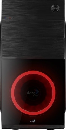 Корпус Minitower Aerocool CS-105 Red RGB fan (4718009152557) фото 3