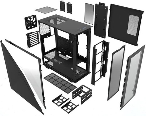 Корпус Miditower Thermaltake Divider 300 TG черный CA-1S2-00M1WN-00 фото 7