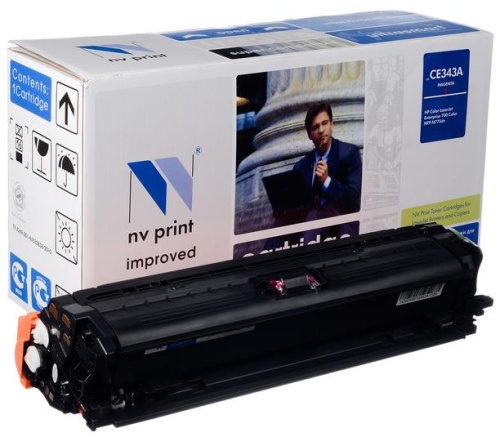 Картридж совместимый лазерный NV Print CE343A MAGENTA NV-CE343AM