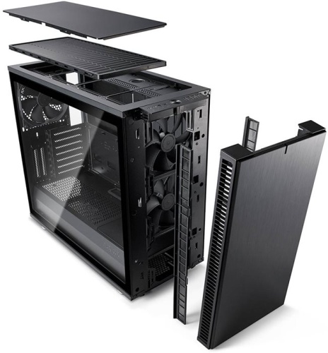 Корпус Miditower Fractal Design Define S2 Blackout TG фото 2