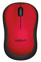 Беспроводная мышь Logitech M220 Silent красный 910-004880