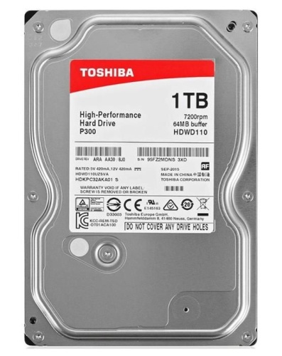 Жесткий диск SATA HDD Toshiba 1TB HDWD110UZSVA