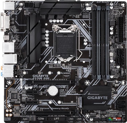 Мат. плата Socket1151 GIGABYTE Z370M D3H фото 4