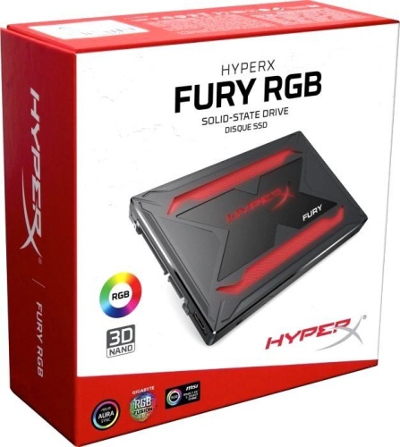 Накопитель SSD SATA 2.5 Kingston 960GB HyperX FURY RGB SHFR200B/960G фото 7 Накопитель SSD SATA 2.5 Kingston 960GB HyperX FURY RGB SHFR200B/960G фото 7