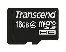 Карта памяти Micro SDHC Transcend 16ГБ TS16GUSDC4
