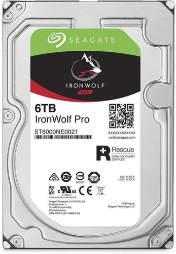 Жесткий диск SATA HDD Seagate 6Tb Ironwolf Pro ST6000NE0021 NAS Жесткий диск SATA HDD Seagate 6Tb Ironwolf Pro ST6000NE0021 NAS