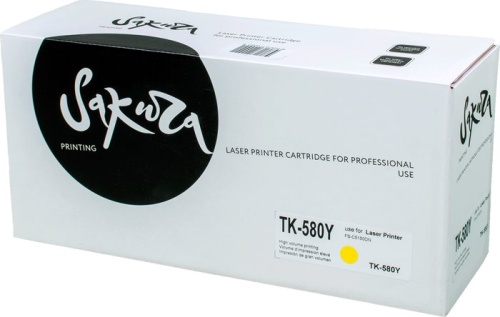 Картридж совместимый лазерный Sakura SATK580Y