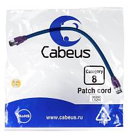 Патчкорд FTP Cabeus PC-SSTP-RJ45-Cat.8-0.3m-LSZH