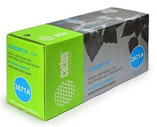 Картридж совместимый лазерный Cactus CS-Q2671AR голубой