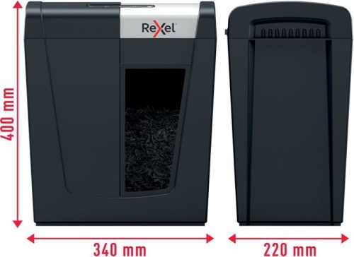 Уничтожитель бумаг (шредер) Rexel Secure MC6 EU черный 2020130EU фото 6