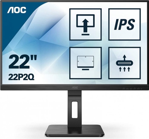 Монитор AOC 22P2Q Black с поворотом экрана