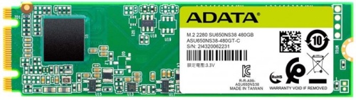 Накопитель SSD M.2 A-Data 480GB SU650 ASU650NS38-480GT-C