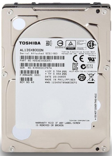 Жесткий диск SAS HDD 2.5 Toshiba 300Gb AL13SXB300N