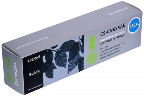 Картридж струйный совместимый Cactus CS-CN625AE №970XL черный