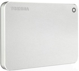 Внешний жесткий диск 2.5 Toshiba 3Tb Canvio Premium HDTW130ECMCA серебристый