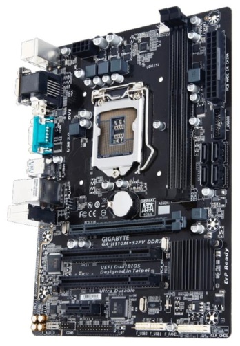 Мат. плата Socket1151 GIGABYTE GA-H110M-S2PV DDR3 фото 2