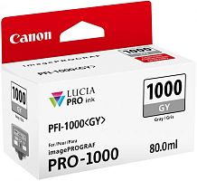 Оригинальный струйный картридж Canon PFI-1000 GY 0552C001