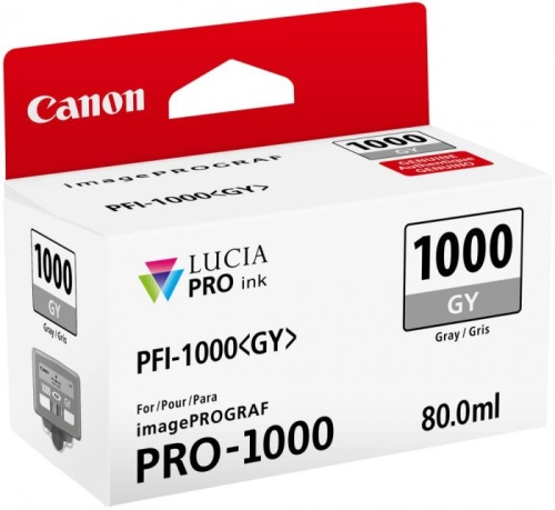 Оригинальный струйный картридж Canon PFI-1000 GY 0552C001